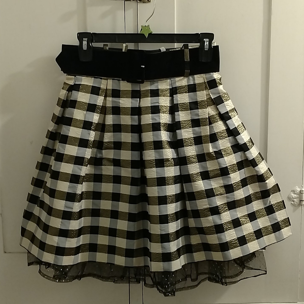 You Babes shimmering taffeta skirt Sz 11
